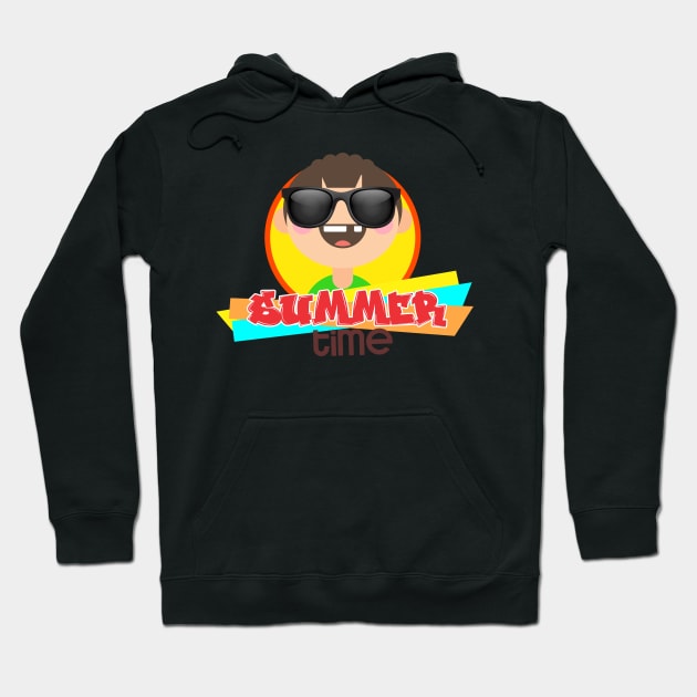 Funny Summertime T-Shirt Hoodie by neomuckel